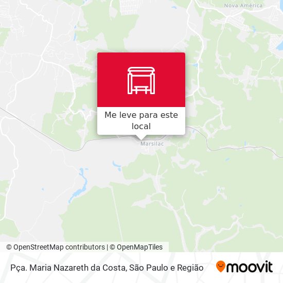 Pça. Maria Nazareth da Costa mapa