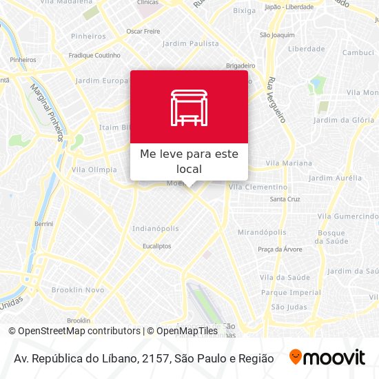 Av. República do Líbano, 2157 mapa