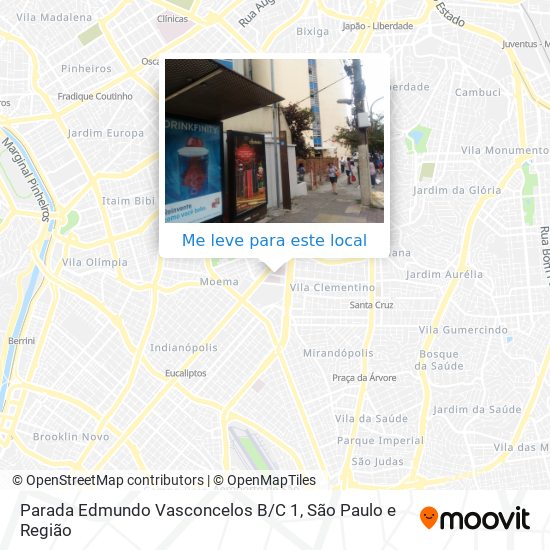Parada Edmundo Vasconcelos B / C 1 mapa