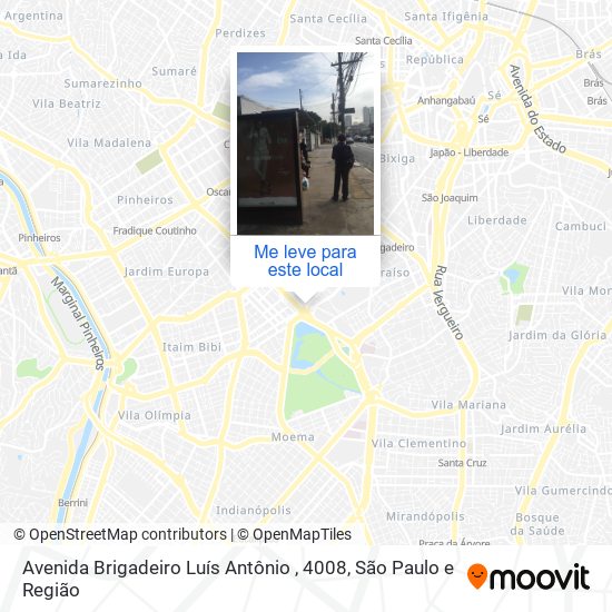 Av. Brig. Luís Antônio, 4008 mapa