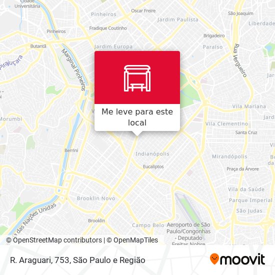 R. Araguari, 753 mapa
