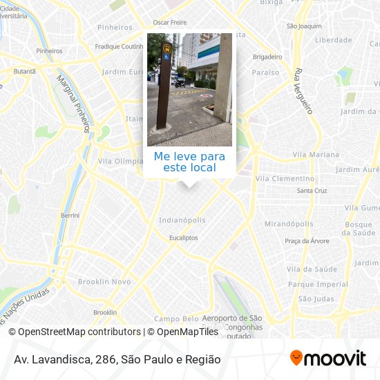 Av. Lavandisca, 286 mapa
