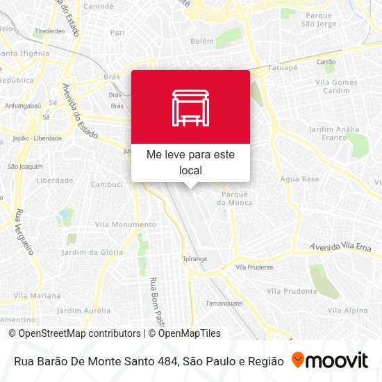 Rua Barão De Monte Santo 484 mapa