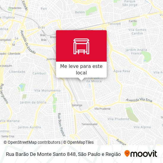 Rua Barão De Monte Santo 848 mapa