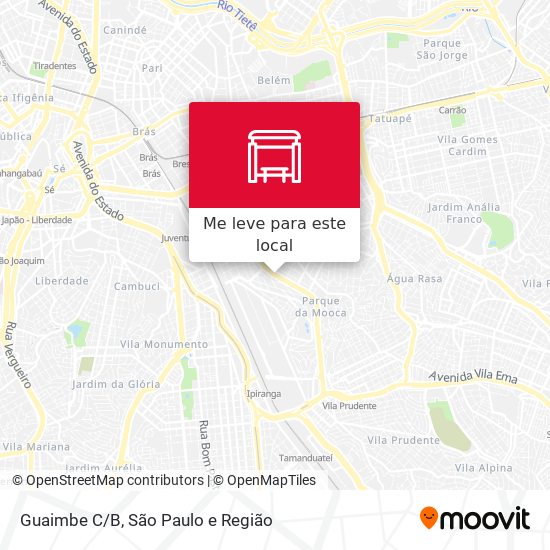 Guaimbe C/B mapa