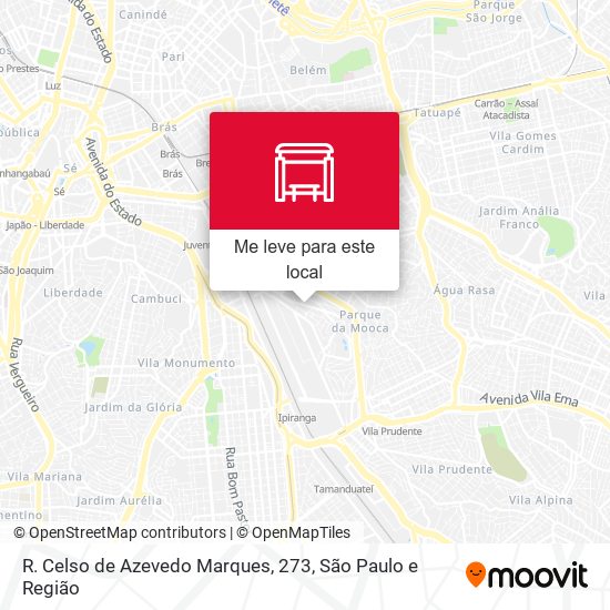 R. Celso de Azevedo Marques, 273 mapa