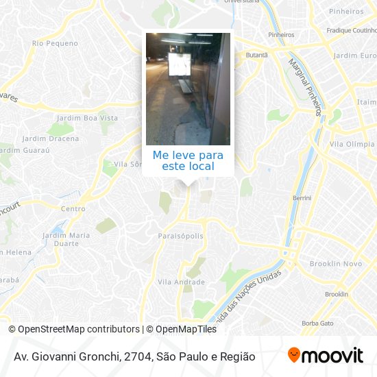 Av. Giovanni Gronchi, 2704 mapa