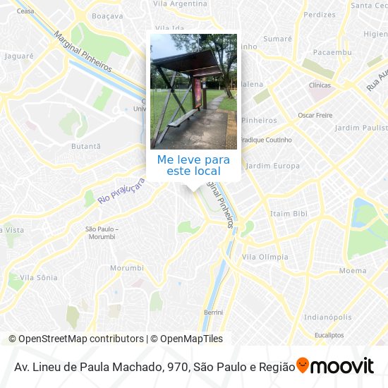 Av. Lineu de Paula Machado, 970 mapa