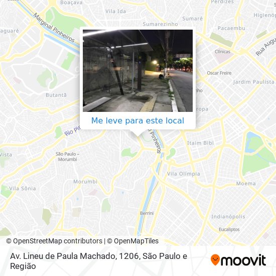 Av. Lineu de Paula Machado, 1206 mapa