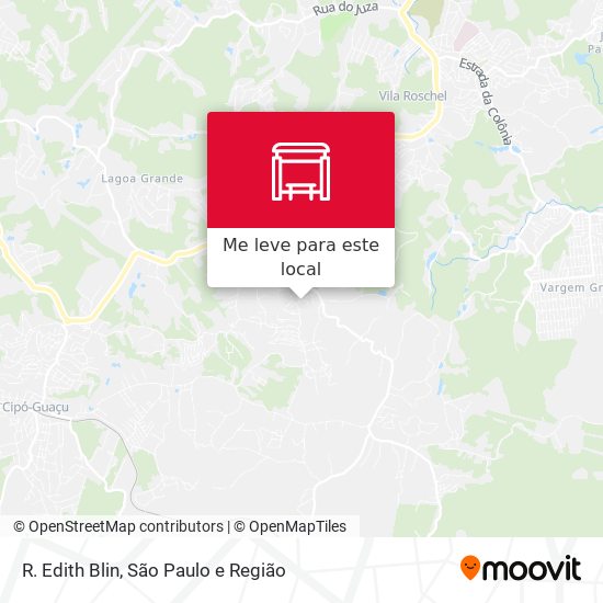 R. Edith Blin mapa