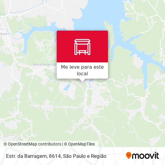 Estr. da Barragem, 8614 mapa