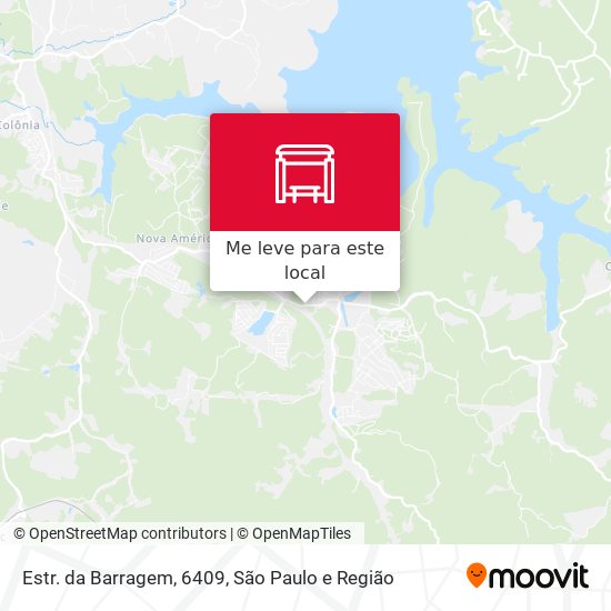 Estr. da Barragem, 6409 mapa