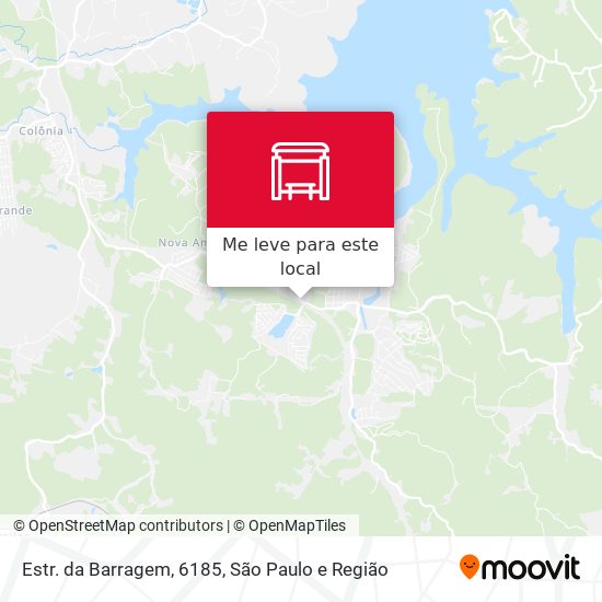 Estr. da Barragem, 6185 mapa