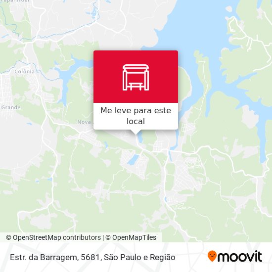 Estr. da Barragem, 5681 mapa