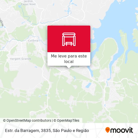 Estr. da Barragem, 3835 mapa