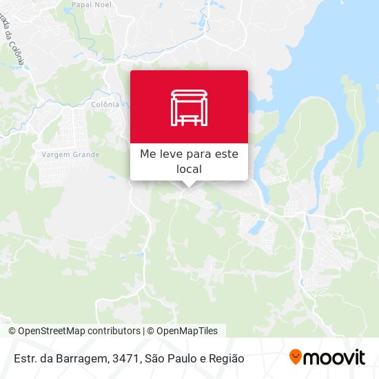 Estr. da Barragem, 3471 mapa