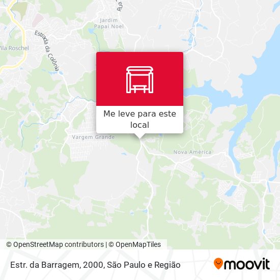 Estr. da Barragem, 2000 mapa