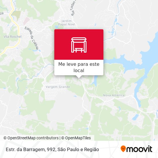 Estr. da Barragem, 992 mapa