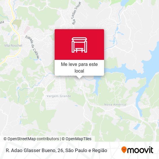 R. Adao Glasser Bueno, 26 mapa