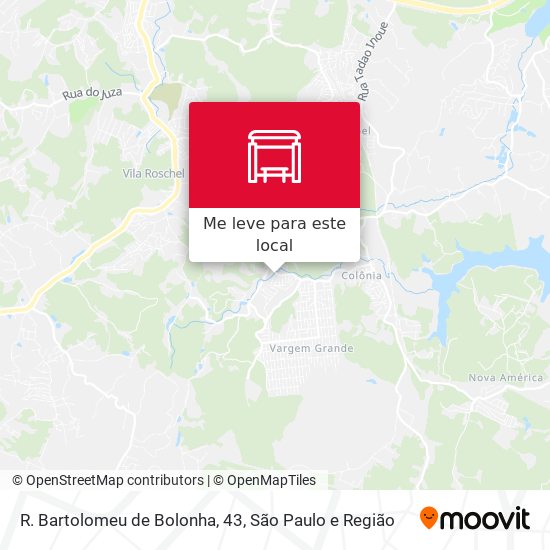 R. Bartolomeu de Bolonha, 43 mapa