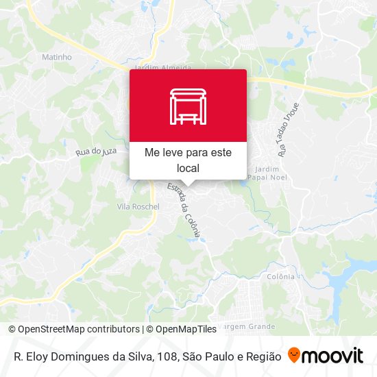 R. Eloy Domingues da Silva, 108 mapa