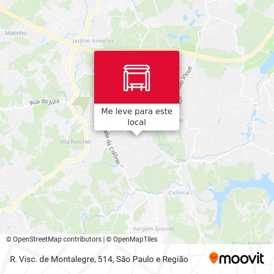 R. Visc. de Montalegre, 514 mapa