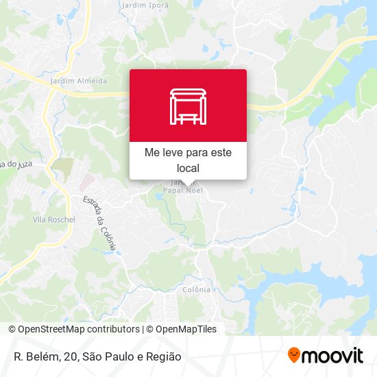 R. Belém, 20 mapa