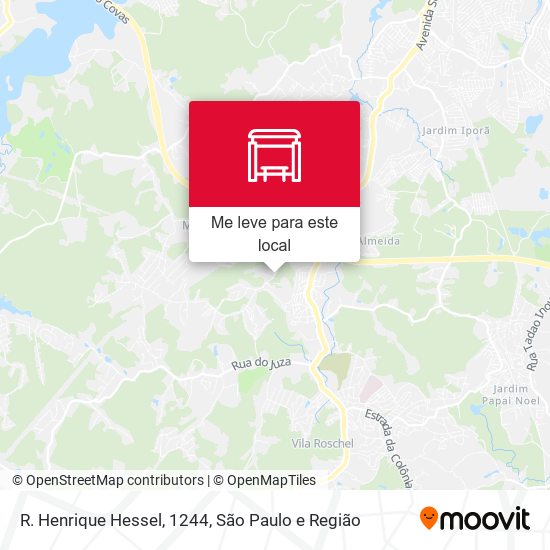 R. Henrique Hessel, 1244 mapa