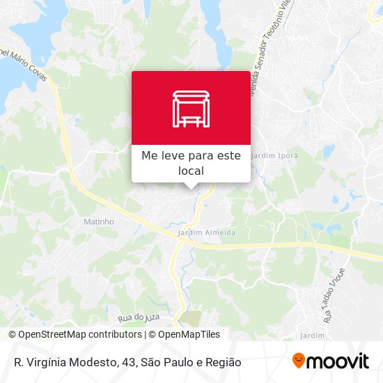 R. Virgínia Modesto, 43 mapa