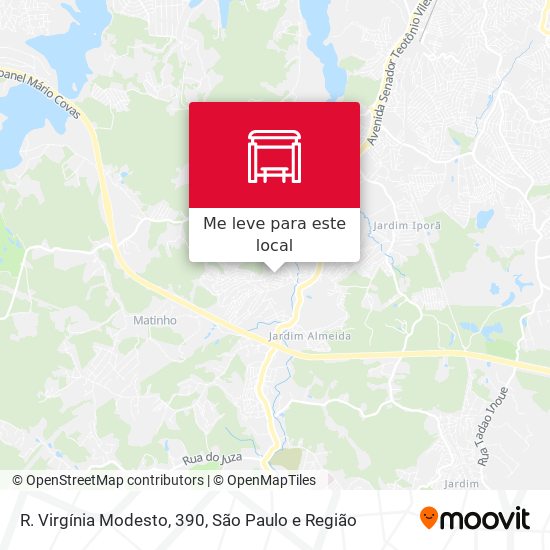 R. Virgínia Modesto, 390 mapa