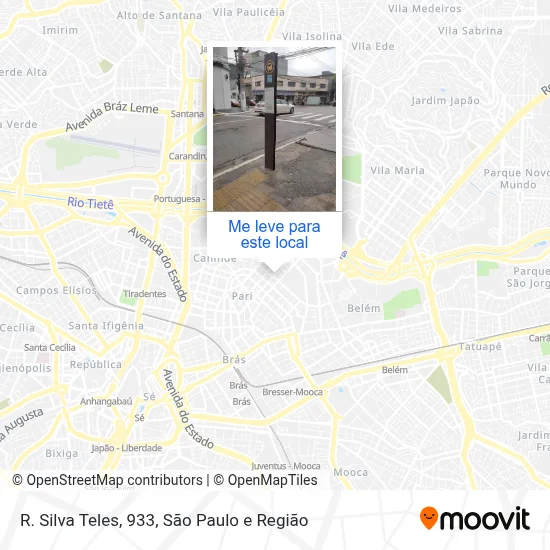 R. Silva Teles, 933 mapa