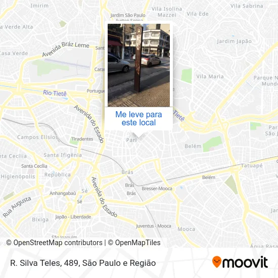 R. Silva Teles, 489 mapa