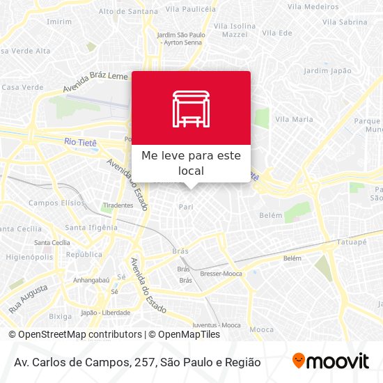 Av. Carlos de Campos, 257 mapa