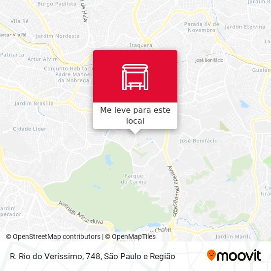 R. Rio do Veríssimo, 748 mapa