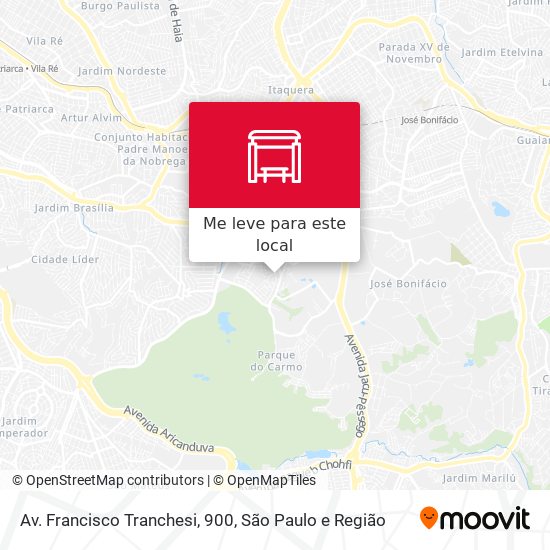 Av. Francisco Tranchesi, 900 mapa