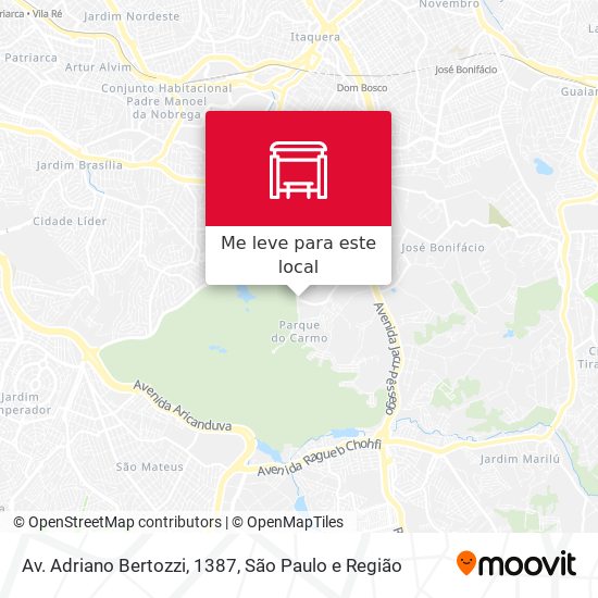 Av. Adriano Bertozzi, 1387 mapa