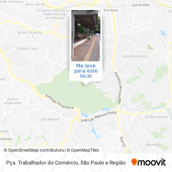 Pça. Trabalhador do Comércio mapa