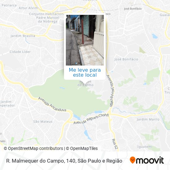 R. Malmequer do Campo, 140 mapa