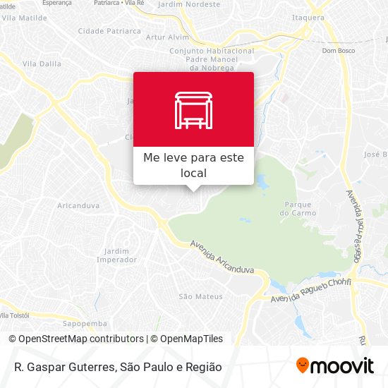 R. Gaspar Guterres mapa