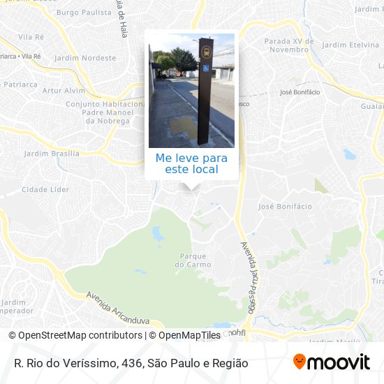 R. Rio do Veríssimo, 436 mapa