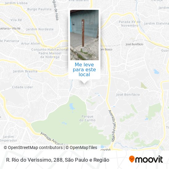 R. Rio do Veríssimo, 288 mapa