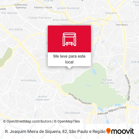 R. Joaquim Meira de Siqueira, 82 mapa