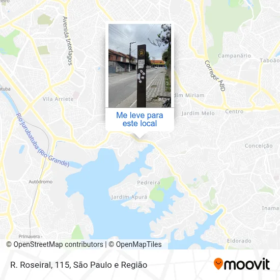 R. Roseiral, 115 mapa