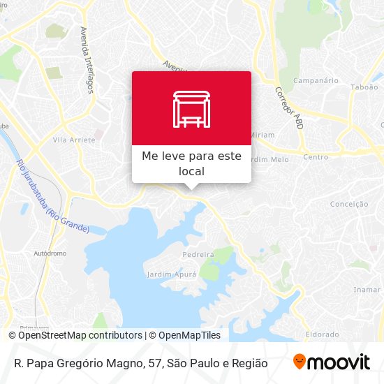 R. Papa Gregório Magno, 57 mapa