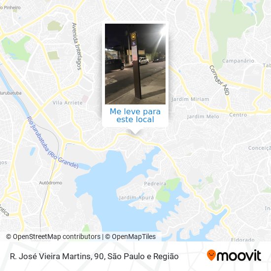 R. José Vieira Martins, 90 mapa