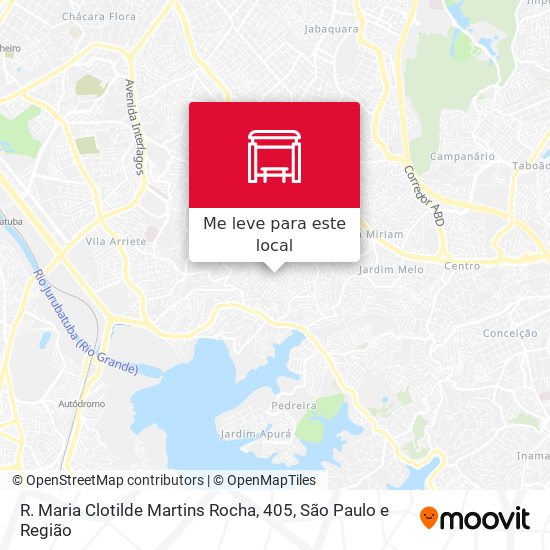 R. Maria Clotilde Martins Rocha, 405 mapa