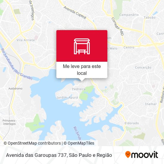 Avenida das Garoupas 737 mapa