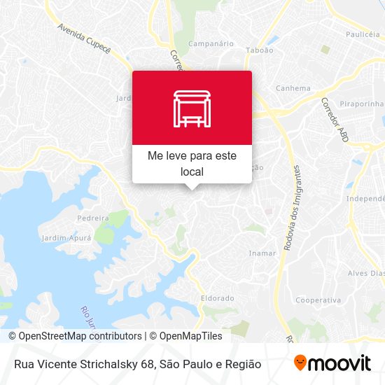 Rua Vicente Strichalsky 68 mapa
