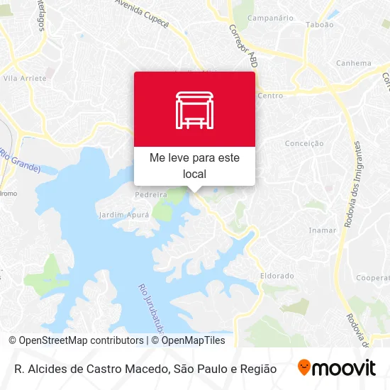 R. Alcides de Castro Macedo mapa