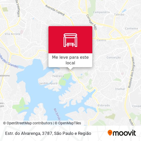 Estr. do Alvarenga, 3787 mapa